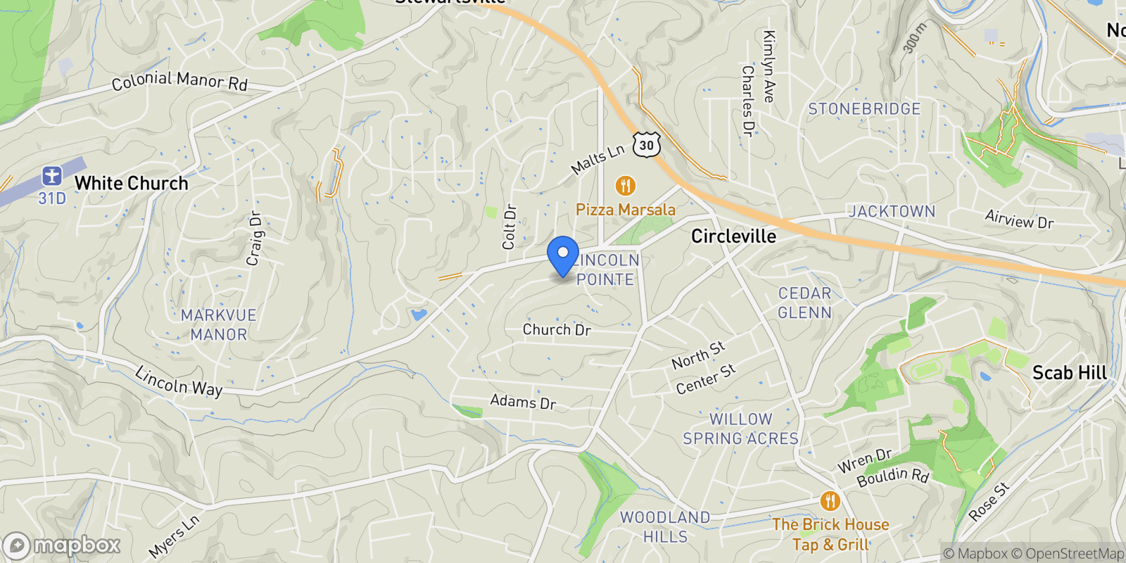 Map showing 12440 Saint Nikolai Drive , North Huntingdon, PA 15642, Irwin, Pennsylvania, United States.