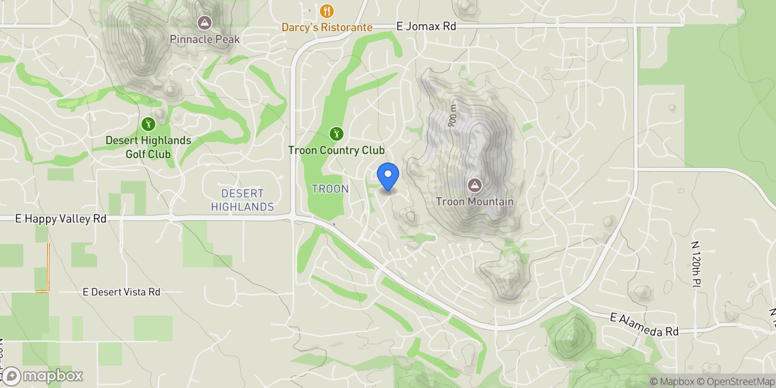 Map showing 10798 E BUCKSKIN Trail 19, Scottsdale, Arizona, United States.