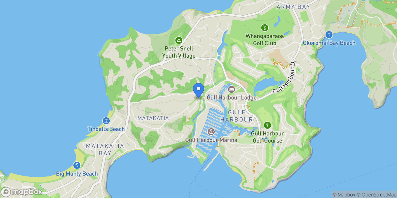 Map showing 9 Laguna Place, Matakatia, Auckland, Whangaparāoa, Auckland, New Zealand.