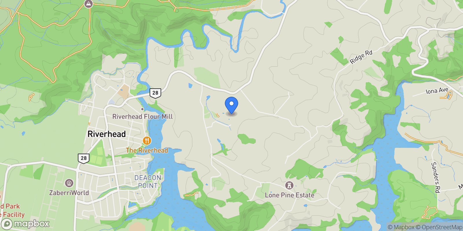 Map showing 43 Barrett Road Riverhead Rodney, Auckland, 0793, Auckland, Auckland, New Zealand.