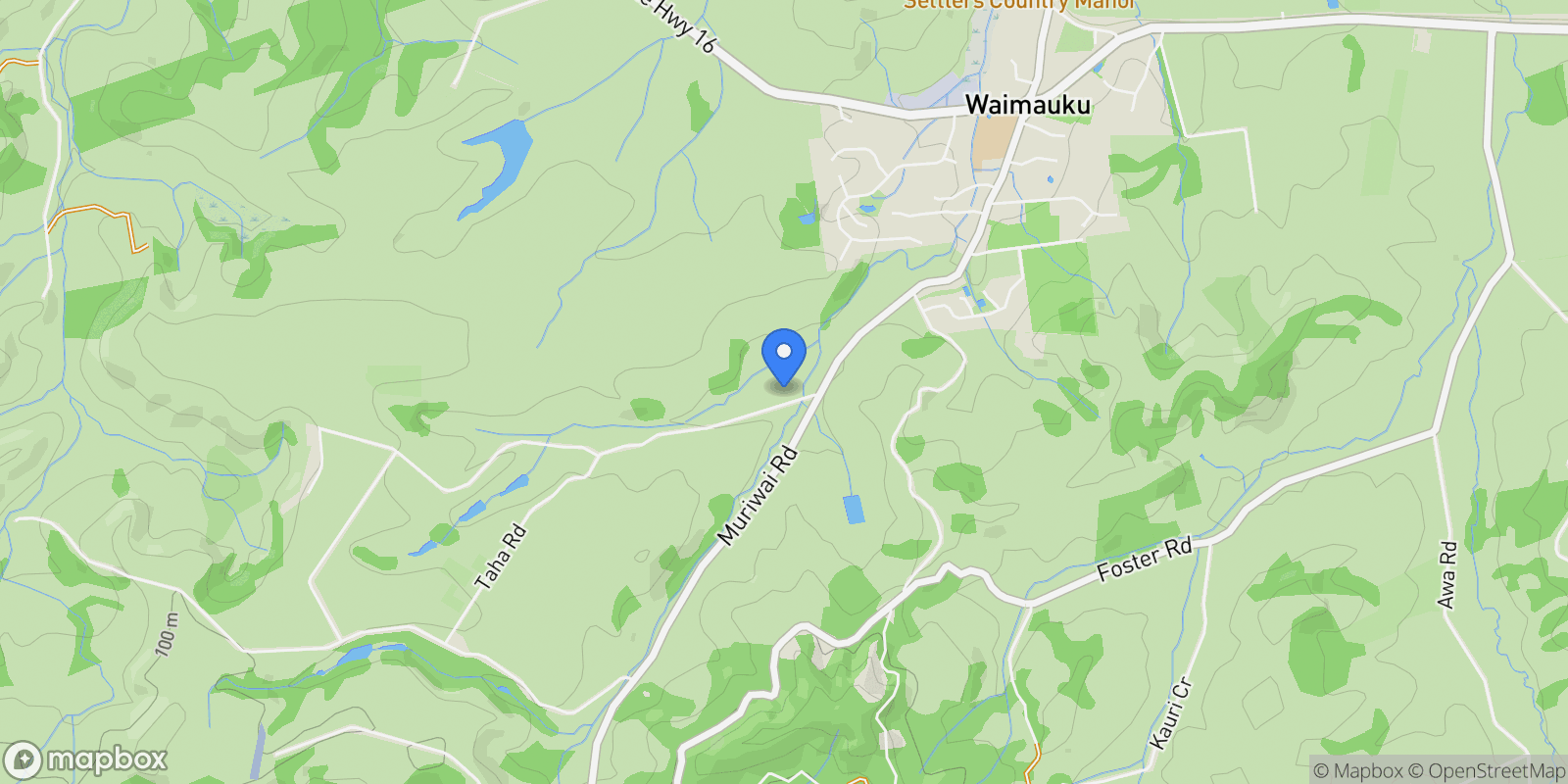 Map showing 10 Taha Road, Waimauku, Rodney, AUK, Waimauku, Auckland, New Zealand.