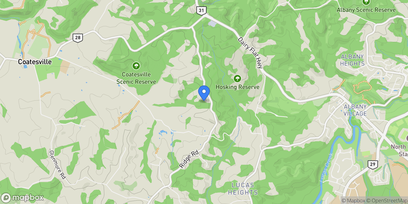 Map showing 114 O'Brien Road Coatesville, Auckland, AUK, Auckland, Auckland, New Zealand.