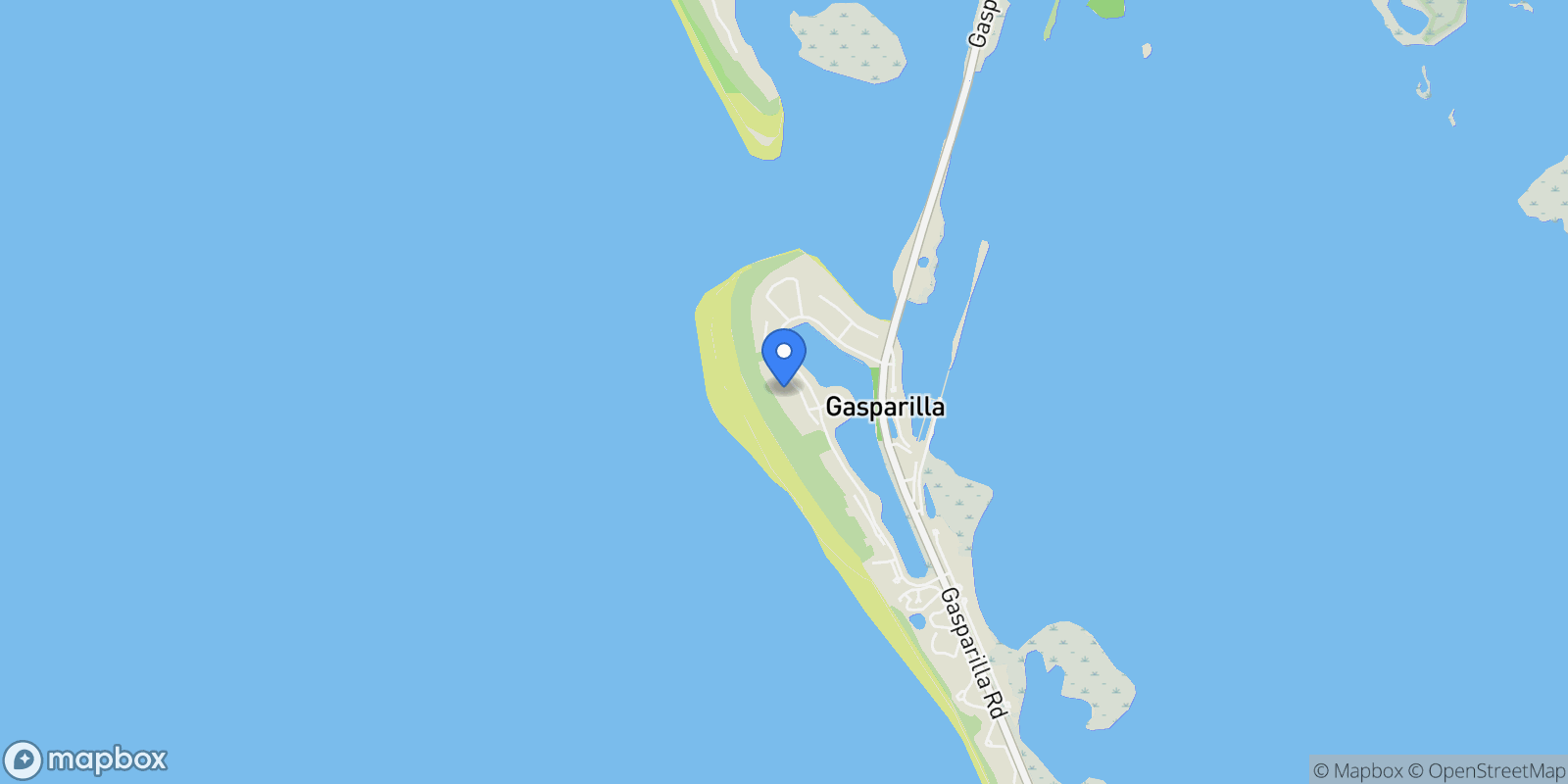 Map showing 22 Seawatch Drive, Boca Grande, FL 33921, Cape Haze, Florida, United States.
