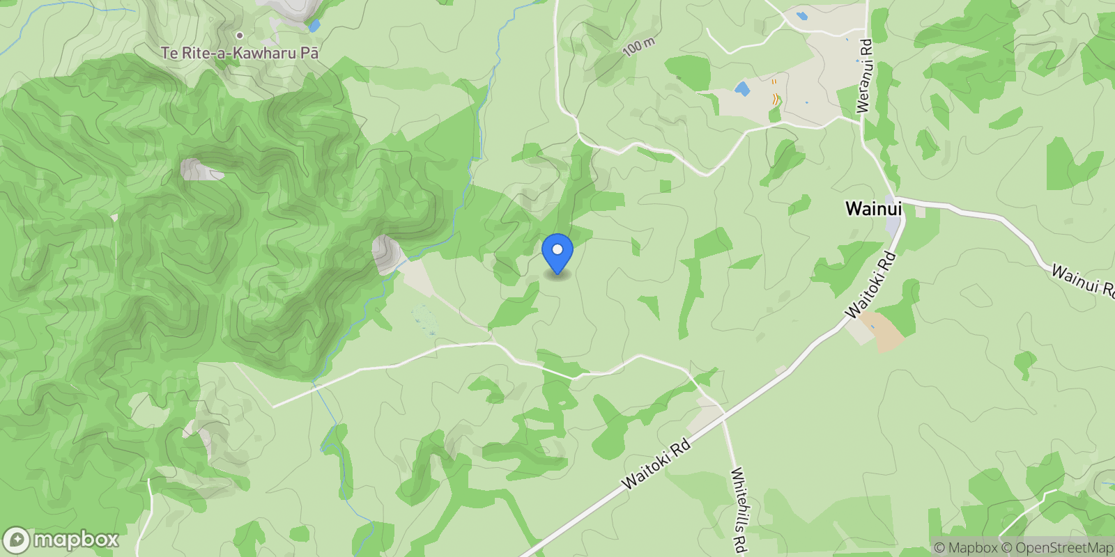 Map showing 70 Pebble Brook Road, Waitoki, Rodney, AUK, Waitoki, Auckland, New Zealand.