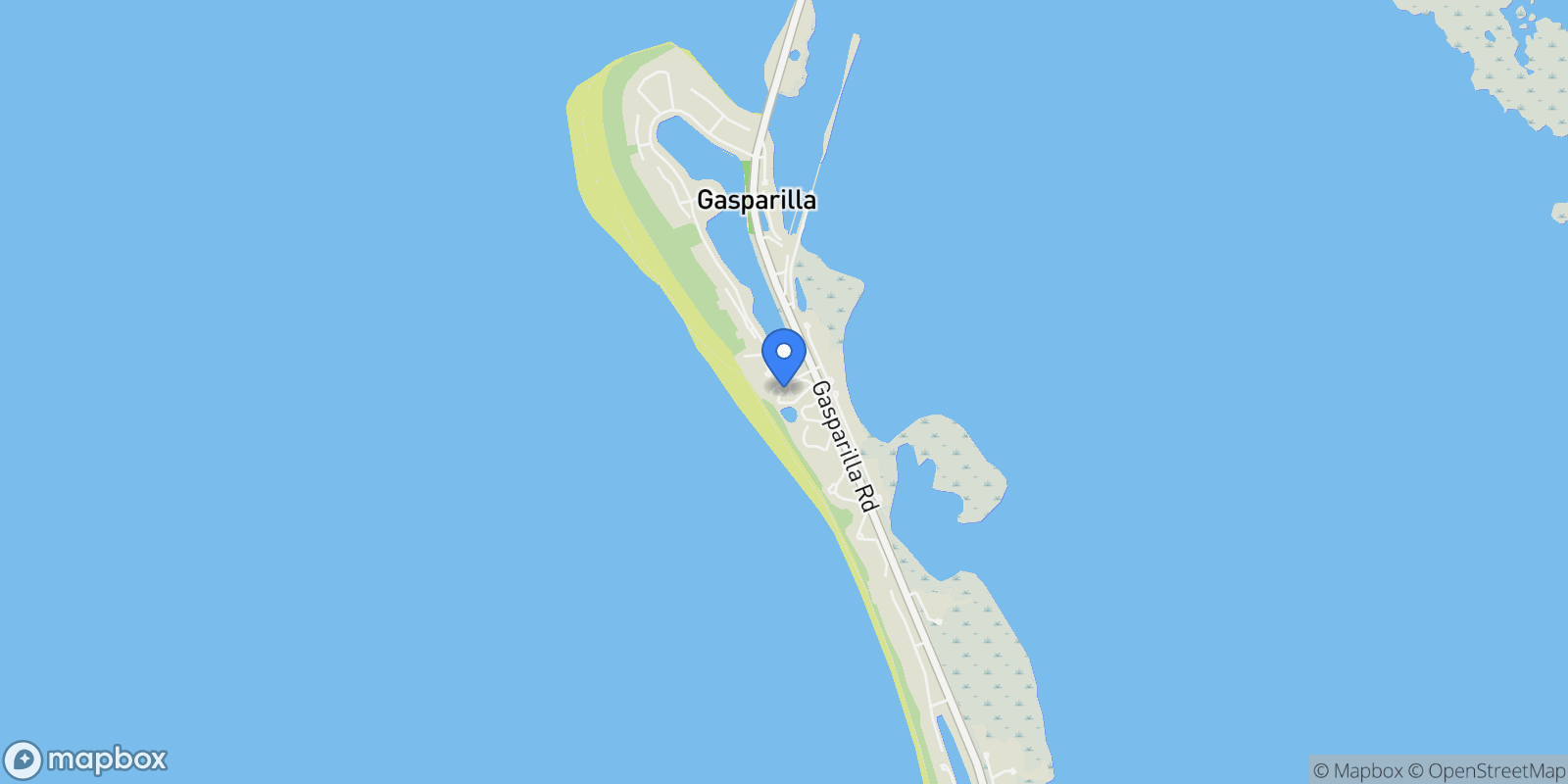 Map showing 5000 Gasparilla Road Unit VH37 , Boca Grande, FL 33921, Cape Haze, Florida, United States.