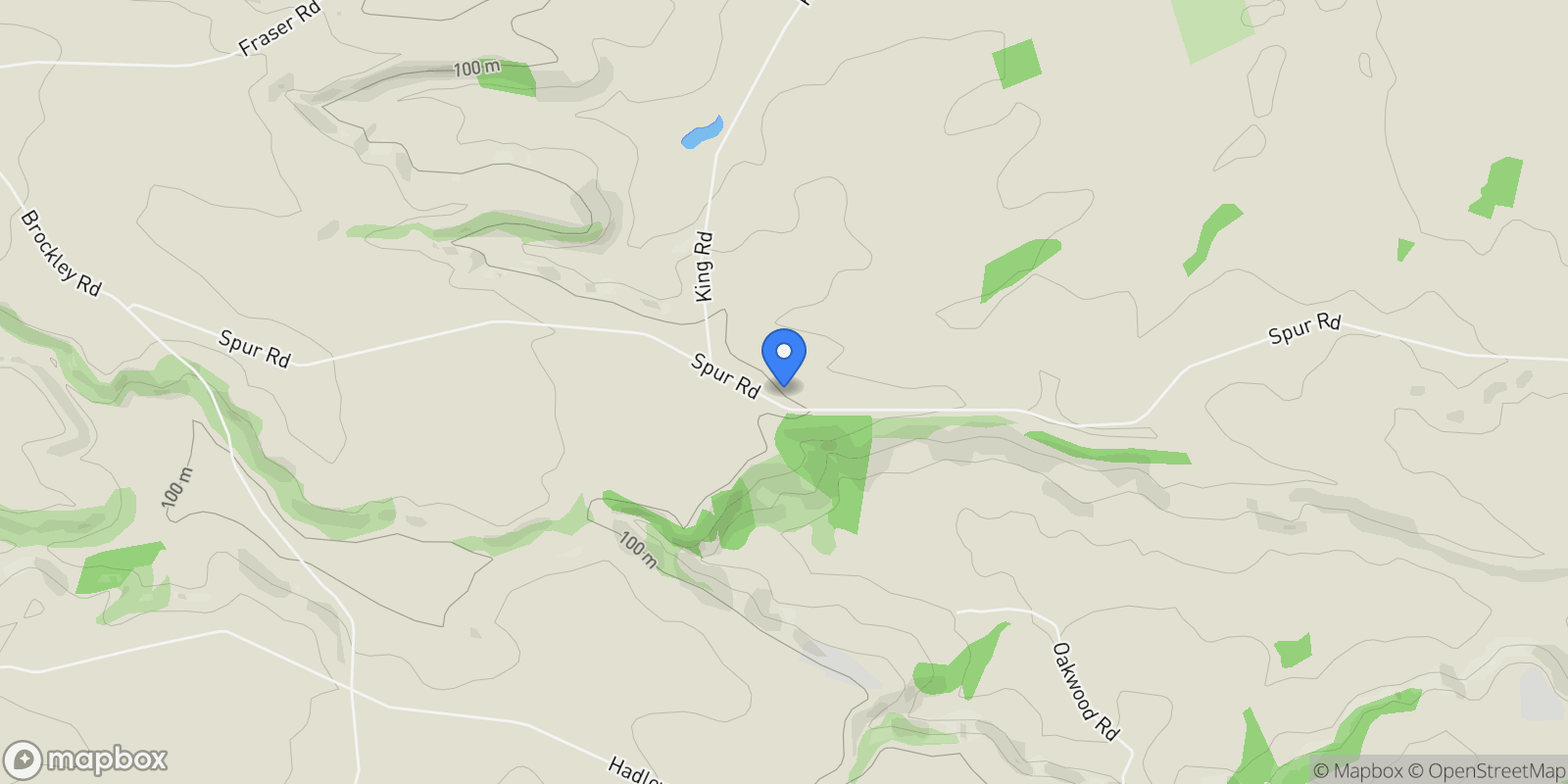 Map showing 418 Spur Road Rosewill, Timaru, CAN 7975, Maungati, Canterbury, New Zealand.