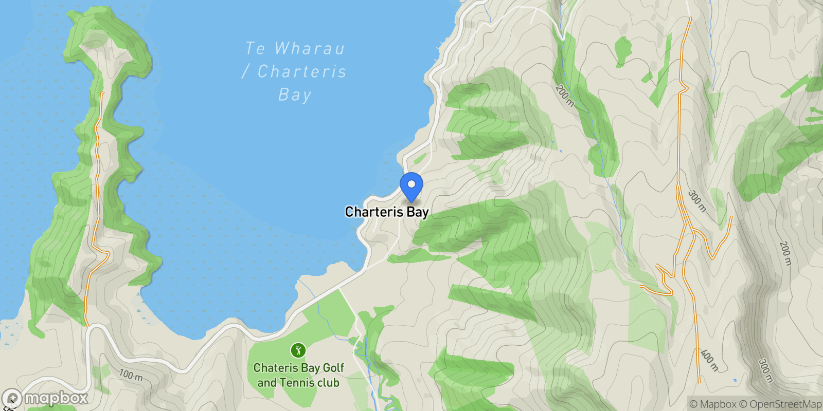 Map showing 48 Andersons Road, Charteris Bay, Banks Peninsula, CAN 8971, Charteris Bay, Canterbury, New Zealand.