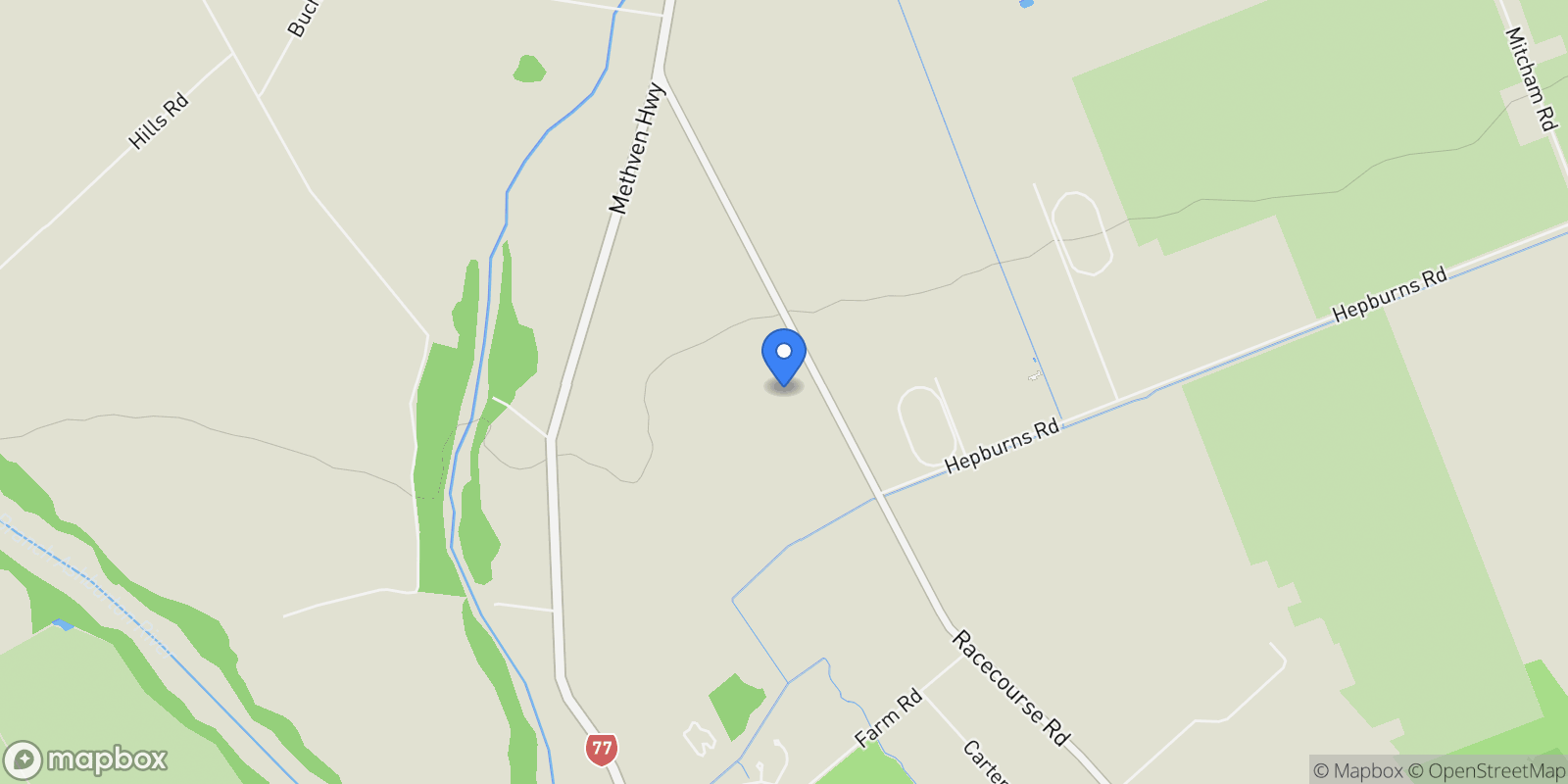 Map showing 371 Racecourse Road Allenton, Ashburton, CAN 7776, Ashburton, Canterbury, New Zealand.