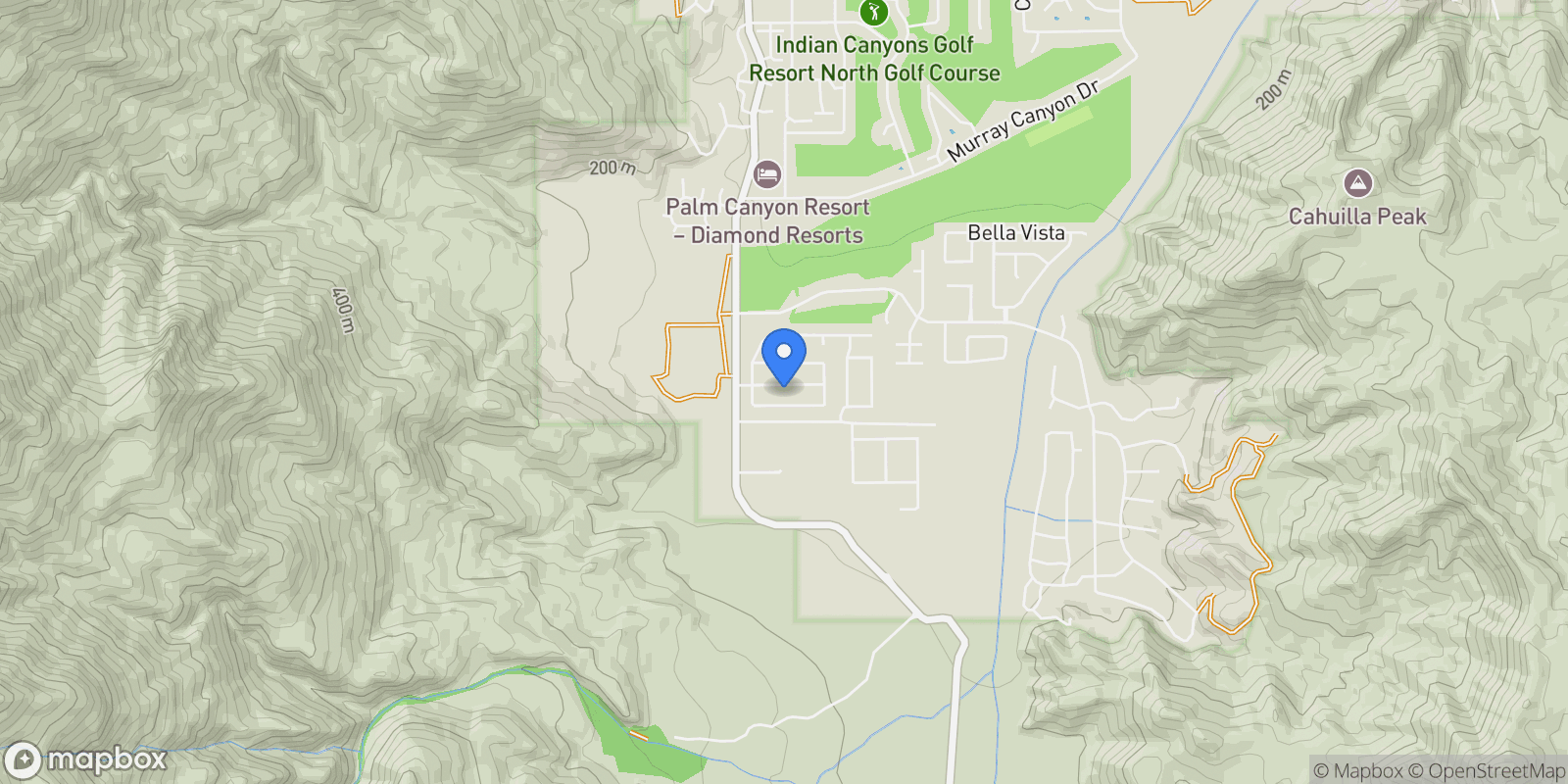 Map showing 335 Patel Place , Palm Springs, CA 92264, Palm Springs, California, United States.