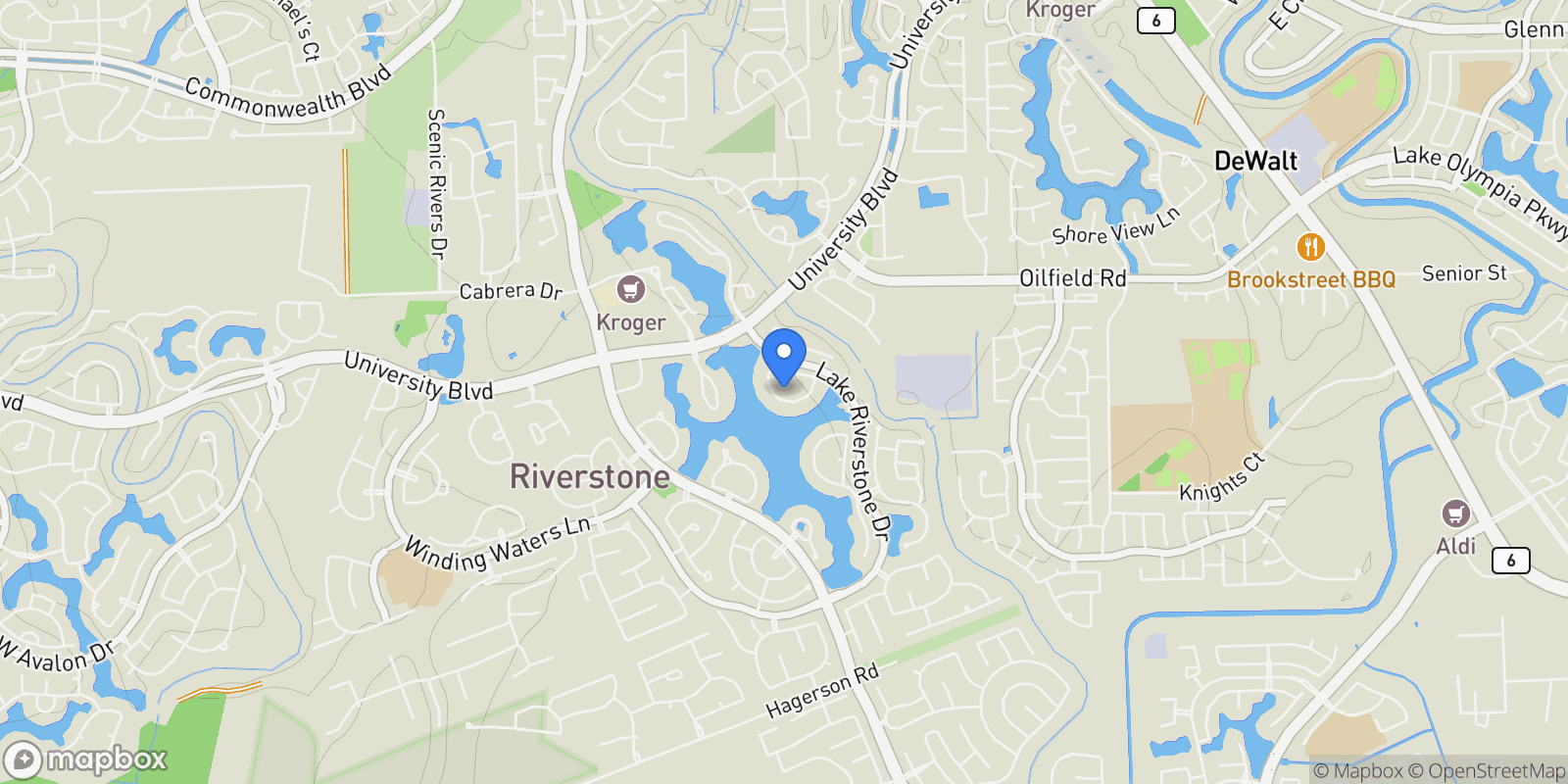 Map showing 17 Miramar Heights Circles, Sugar Land, Texas, United States.