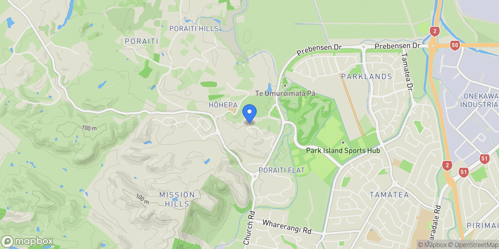 Map showing 86 Oak Road Poraiti, Napier, HKB 4112, Napier, Hawke's Bay, New Zealand.