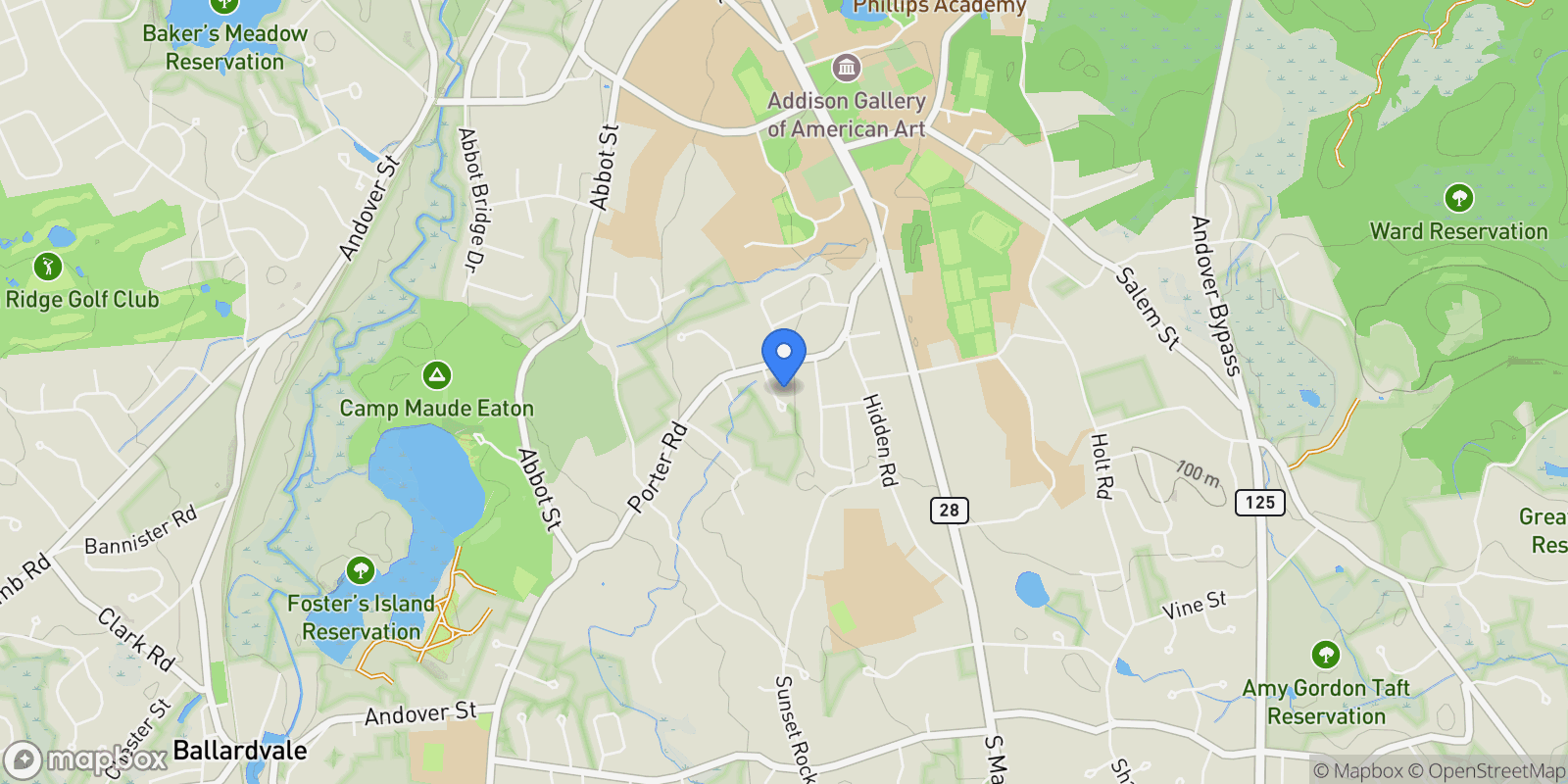 Map showing 4  Hammond Way , Andover, MA 01810, Andover, Massachusetts, United States.