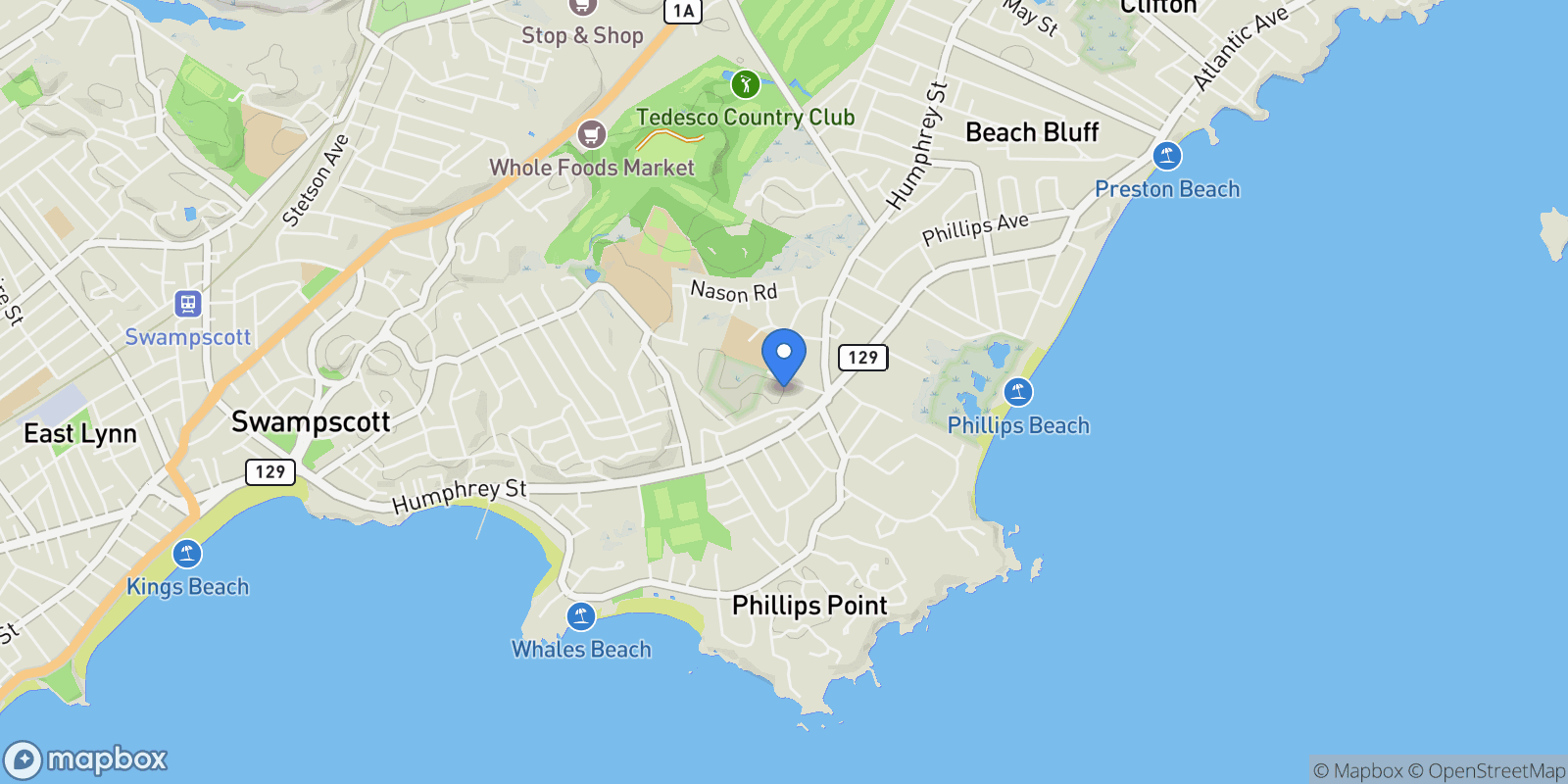 Map showing 26 Forest Avenue , Swampscott, MA 01907, Swampscott, Massachusetts, United States.