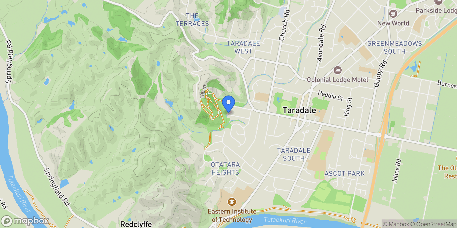 Map showing 29 Golding Road Taradale, Napier, HKB 4112, Napier, Hawke's Bay, New Zealand.