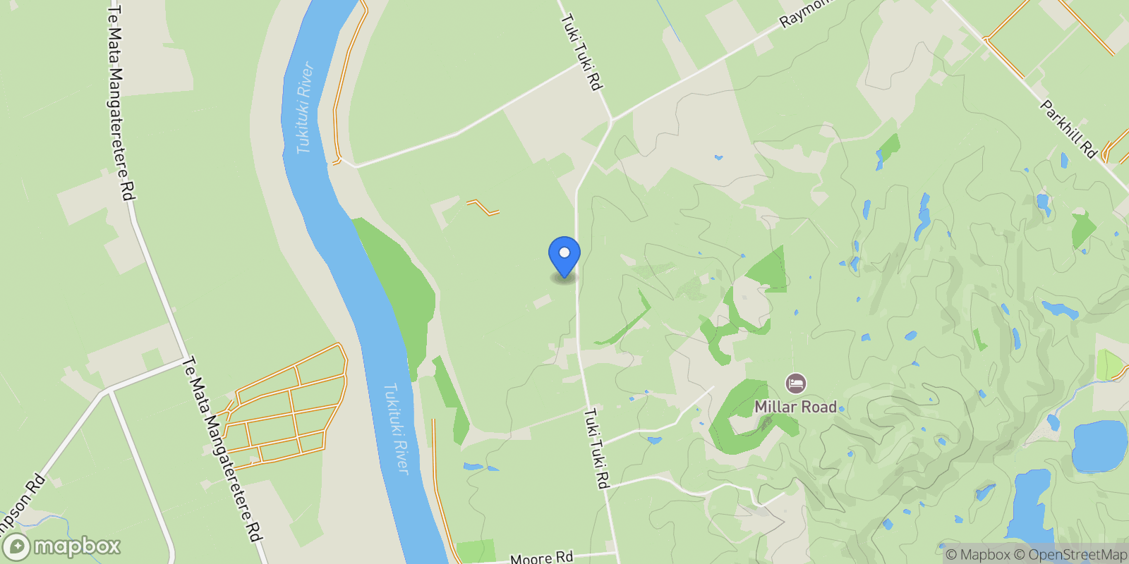 Map showing 376 Tuki Tuki Road, Haumoana, NEW ZEALAND, Haumoana, Hawke's Bay, New Zealand.