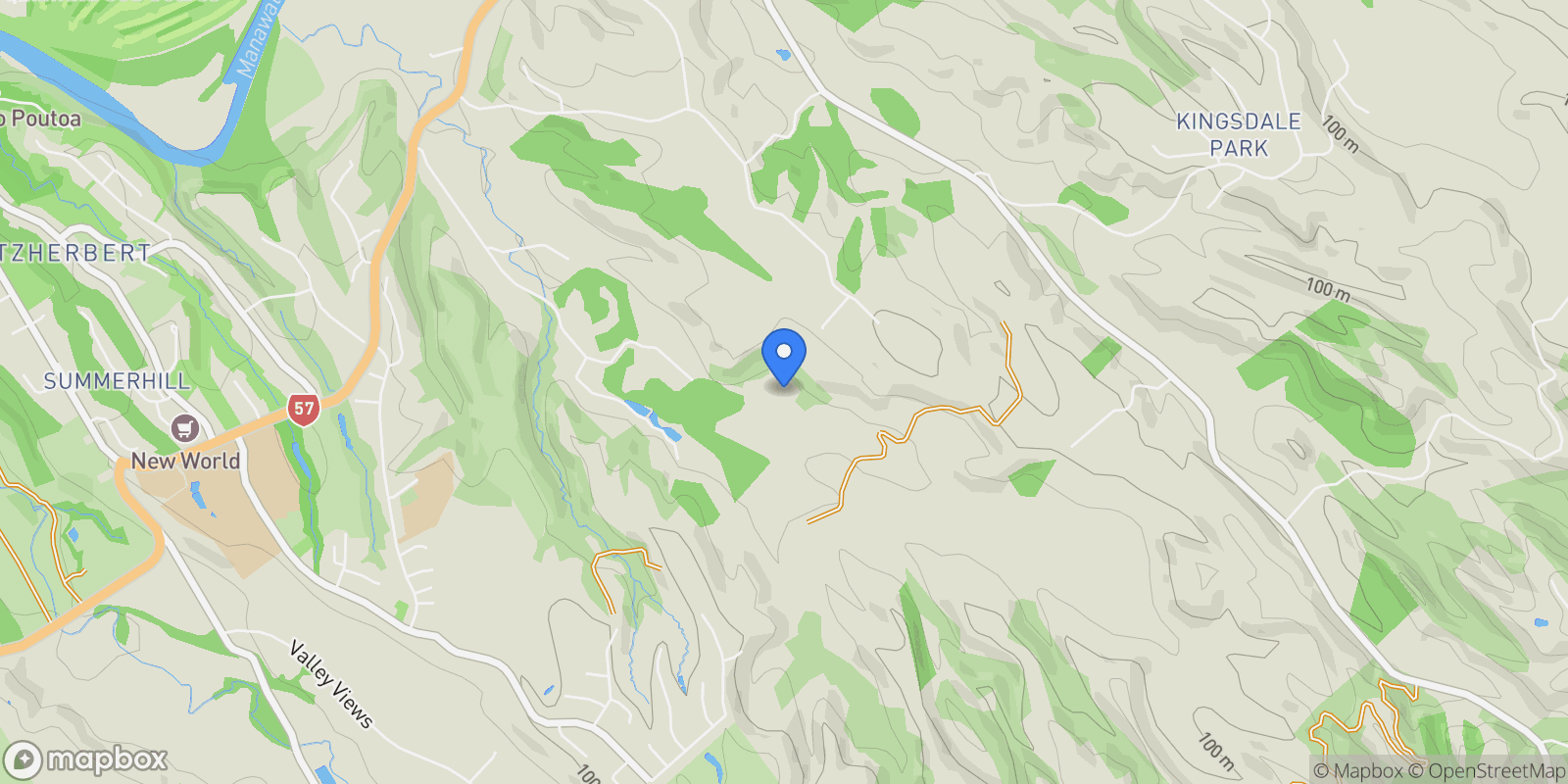 Map showing 274 Polson Hill Drive, Aokautere, Palmerston North, NEW ZEALAND, Aokautere, Manawatu-Wanganui, New Zealand.