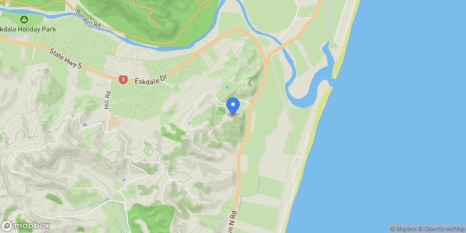Map showing 11 Kaimata Road, Bay View, Napier, NEW ZEALAND, Napier, Hawke's Bay, New Zealand.