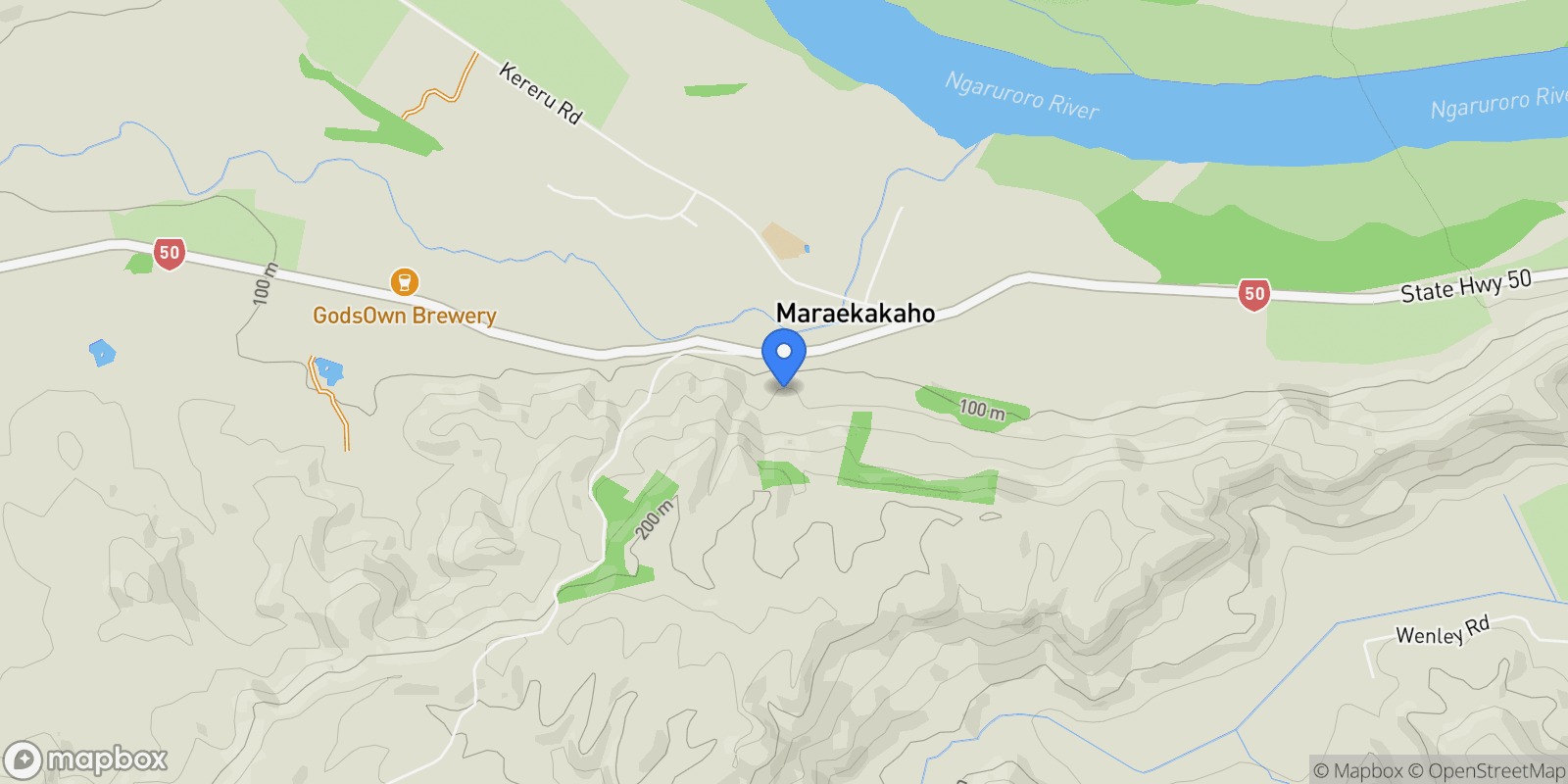 Map showing 3519 State Highway 50, Maraekakaho, Hastings, Hawkes, NEW ZEALAND, Maraekakaho, Hawke's Bay, New Zealand.