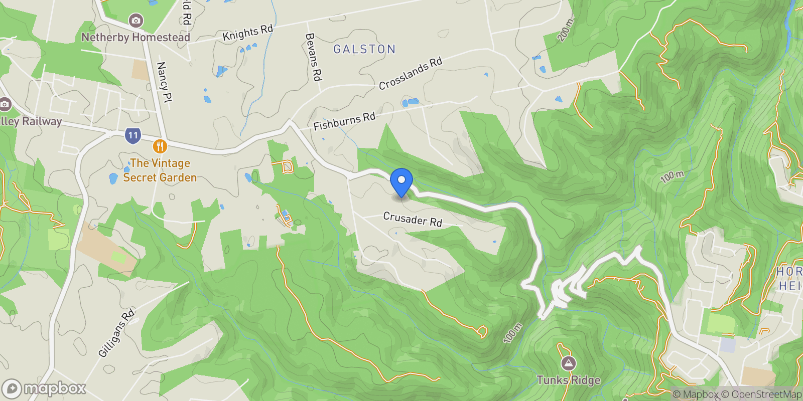 Map showing 277 Galston Rd, Galston NSW 2159, Australia, Galston, Australia.