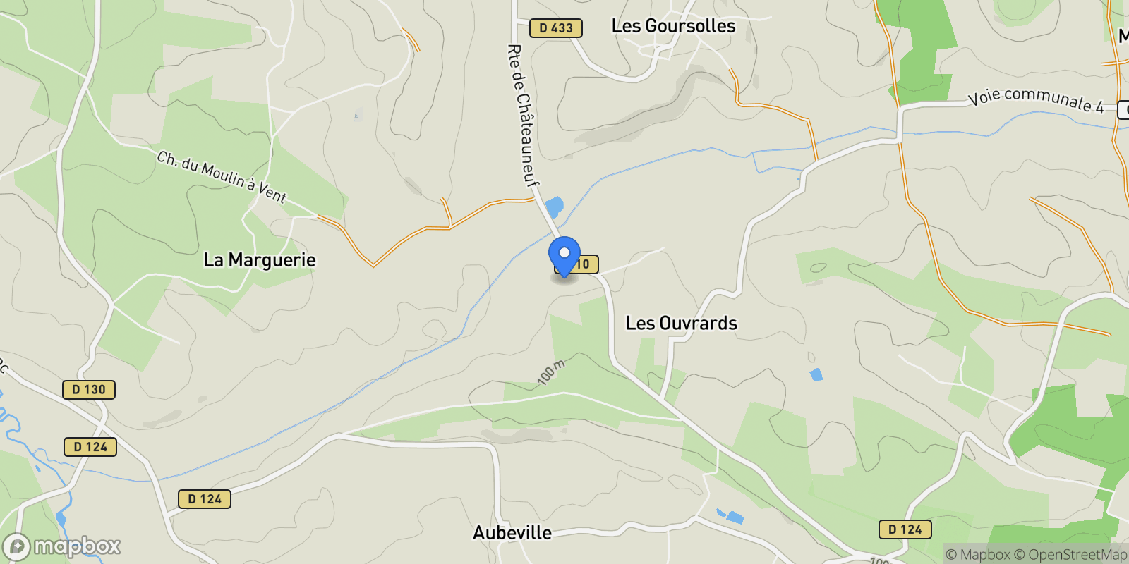 Map showing Val des Vignes, Nouvelle-Aquitaine, France.