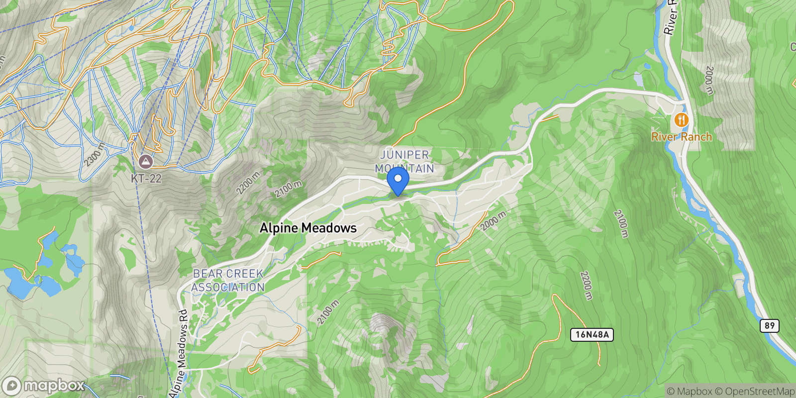 Map showing 1456 Mineral Spring Trail, Olympic Valley, California, United States.