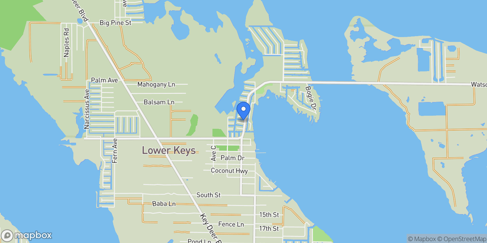 Map showing 30363 Flamingo Lane, Big Pine Key, FL 33043, Big Pine Key, Florida, United States.