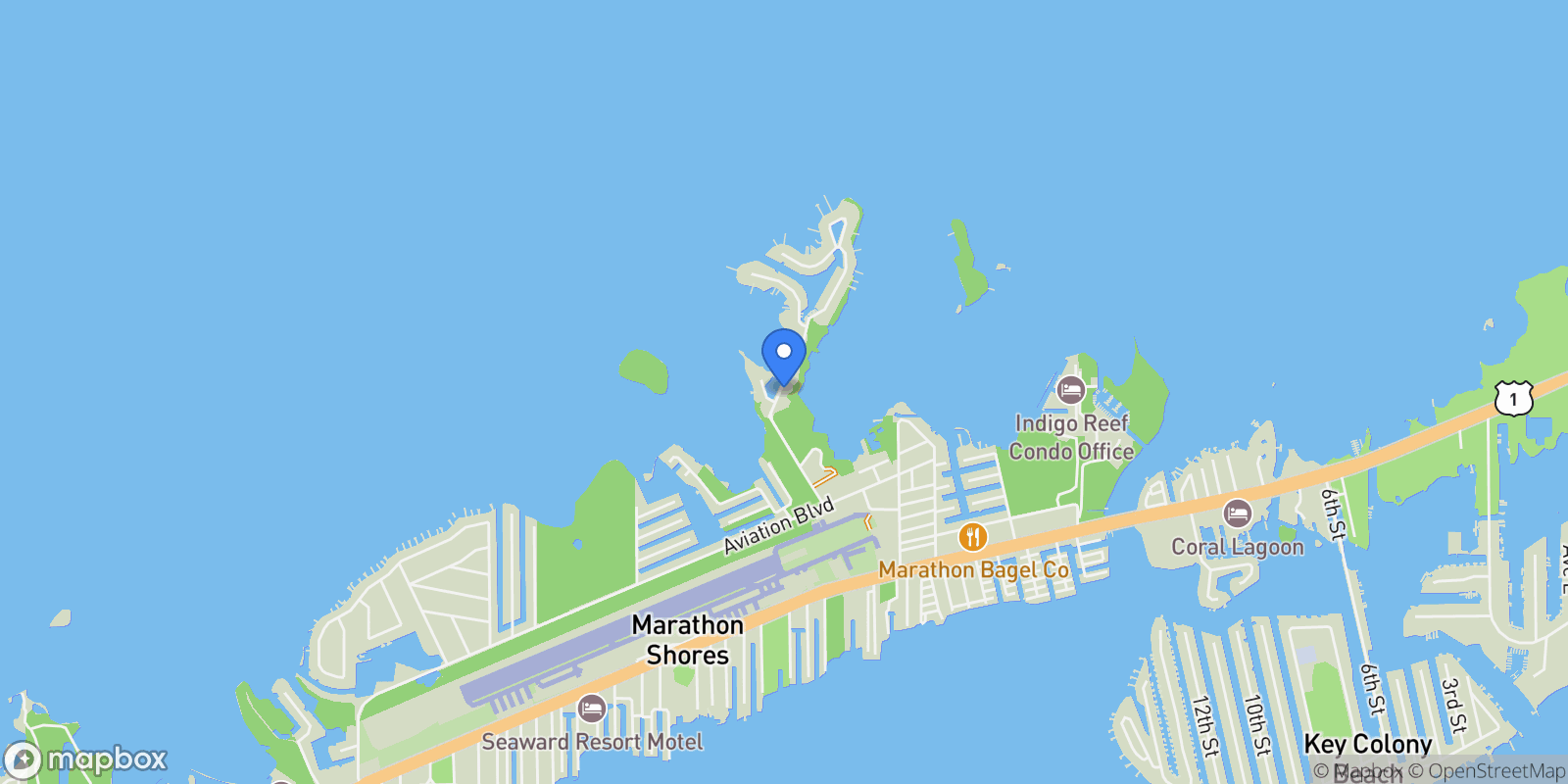 Map showing 205 Stirrup Key Boulevard, Marathon, FL 33050, Marathon, Florida, United States.
