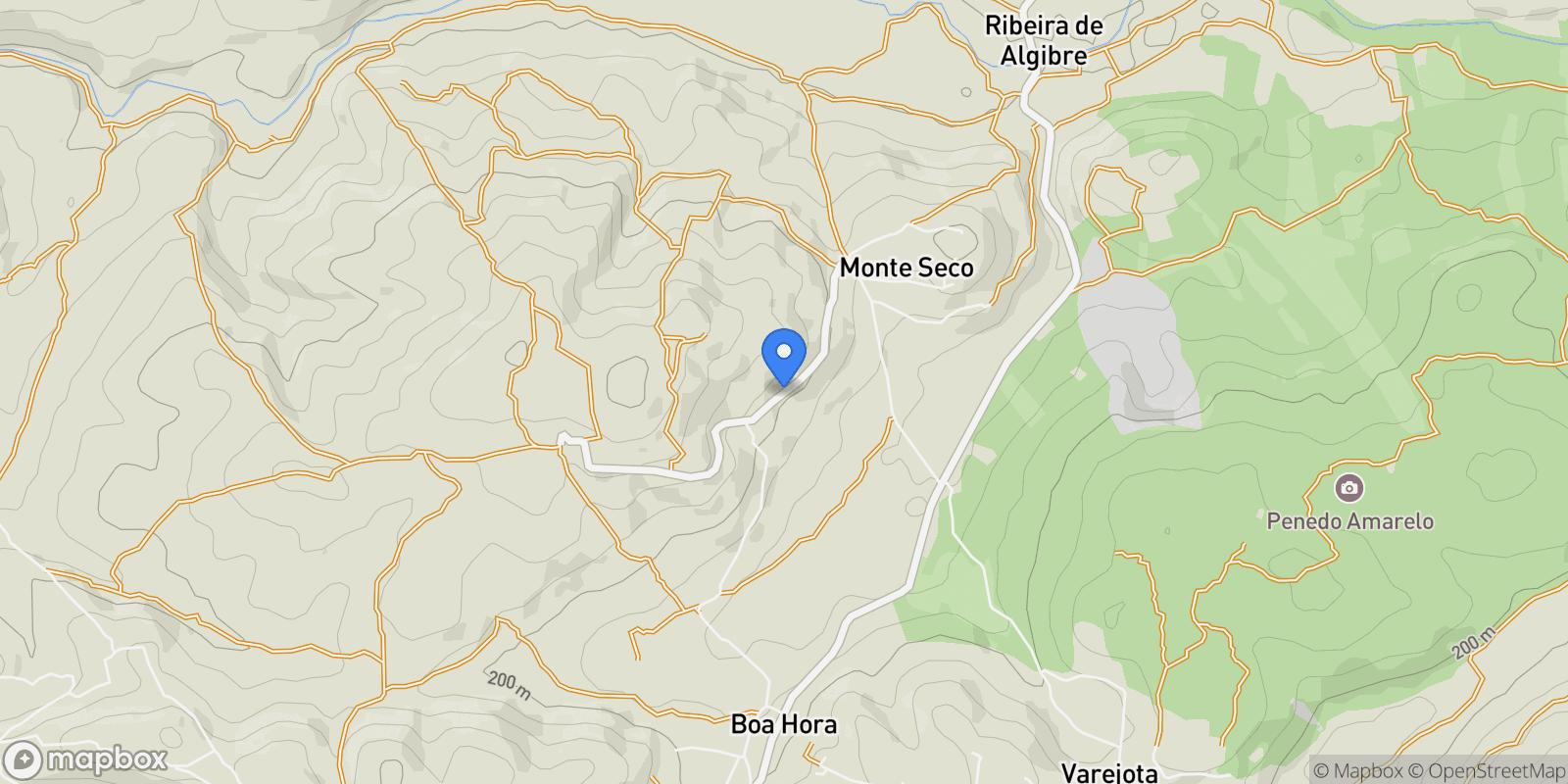 Map showing Monte Seco, Algarve, Loule (Sao Sebastiao), Algarve, Portugal.