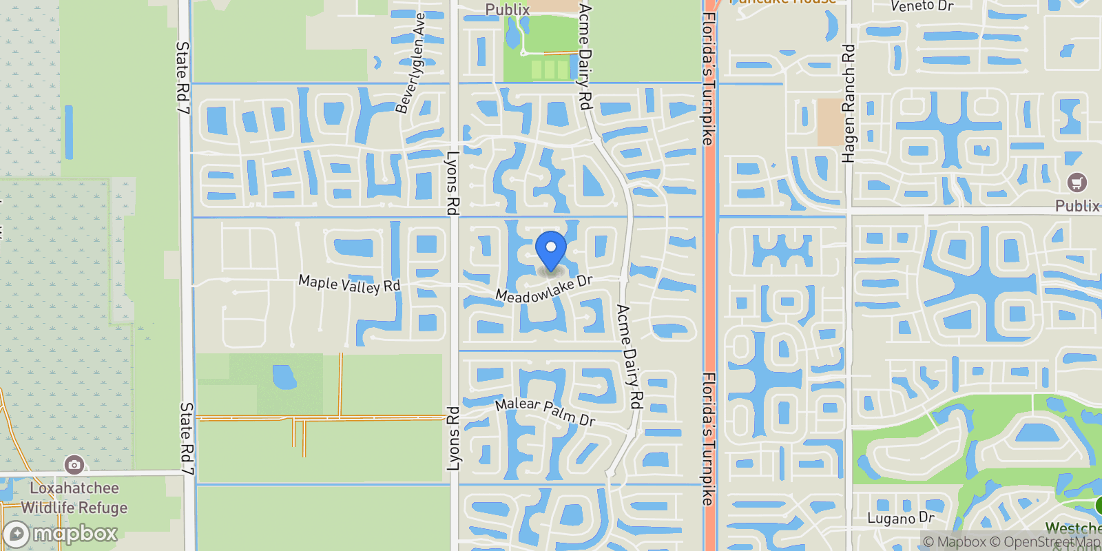 Map showing 11150 Stonewood Forest Trl, Boynton Beach, Florida, United States.