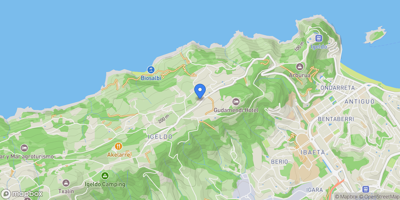Map showing Kristobal Balenziaga Kalea, 66, Donostia-San Sebastian, Spain, Mendebaldea, Donostia-San Sebastian, Spain.