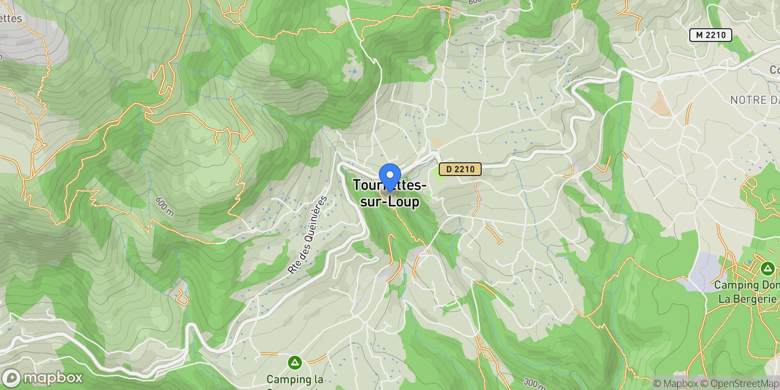 Map showing 06140 Tourrettes-sur-Loup, France, Tourrettes-sur-Loup, Provence-Alpes-Côte d'Azur, France.