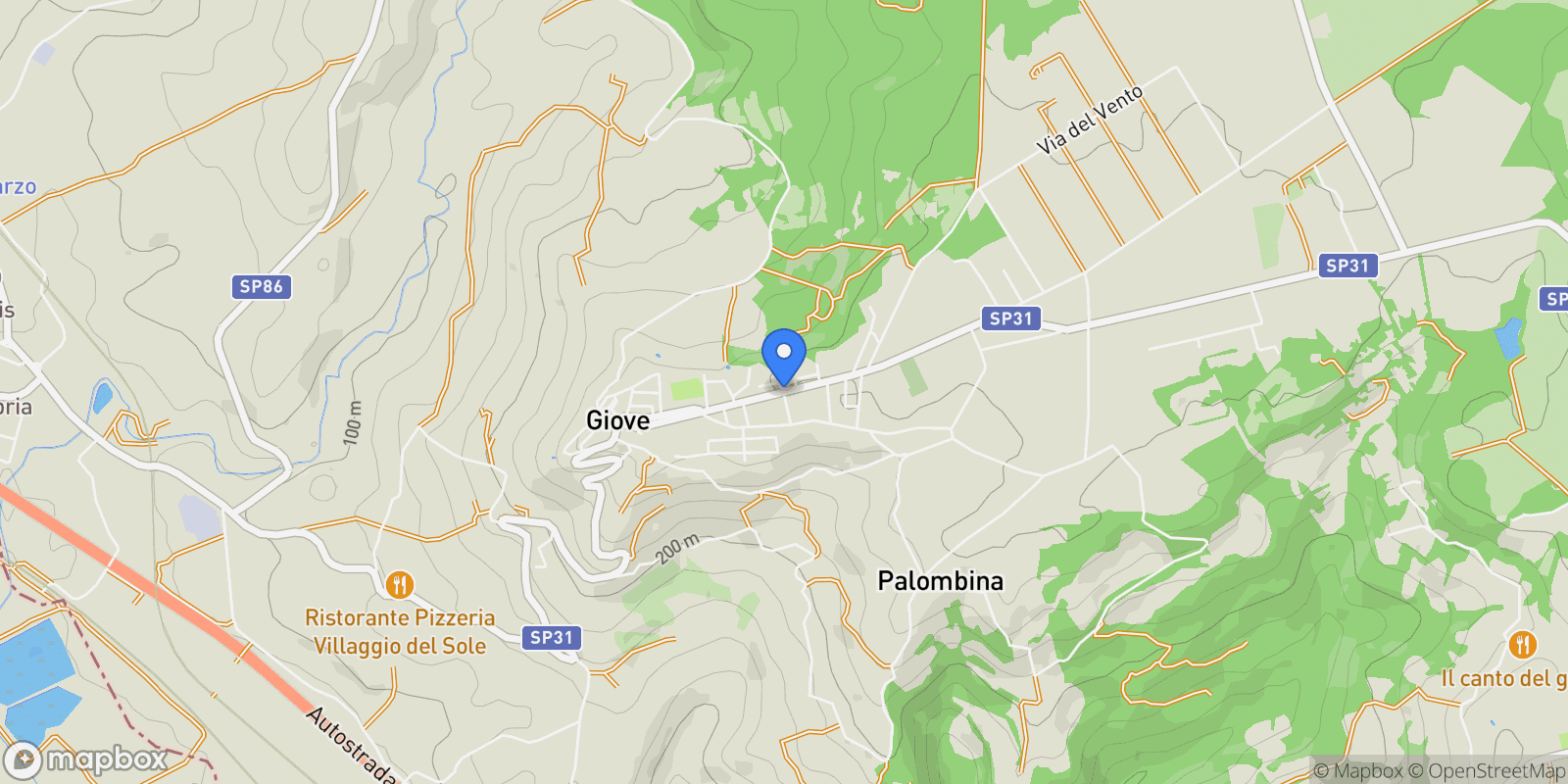 Map showing 05024 Giove, Province of Terni, Italy, Giove, Umbria, Umbria, Italy.