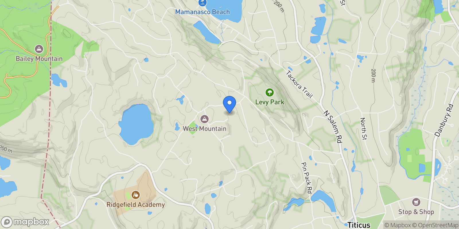 Map showing 88 Green Lane, Ridgefield, CT 06877, Ridgefield, Connecticut, United States.
