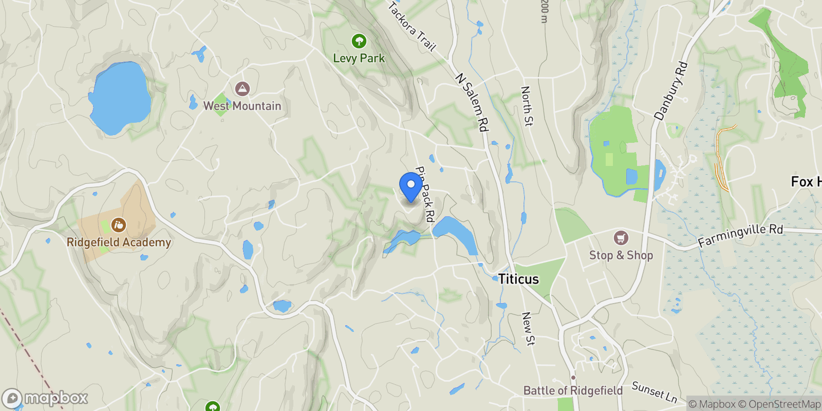 Map showing 22 Ketcham Road, Ridgefield, CT 06877, Ridgefield, Connecticut, United States.