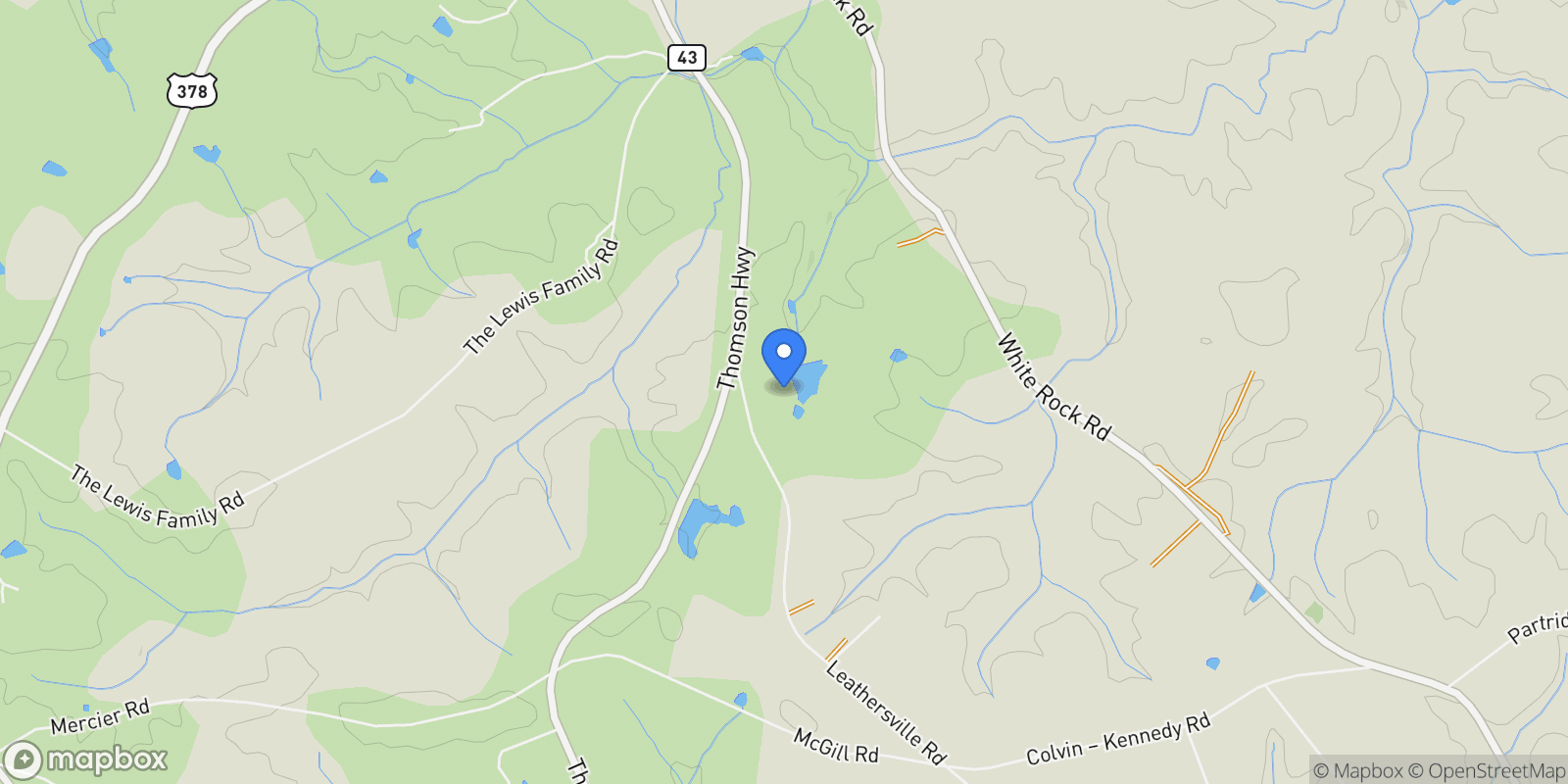 Map showing Lincolnton, Georgia, United States.