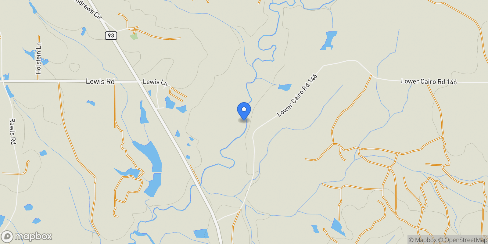 Map showing Cairo, Georgia, United States.