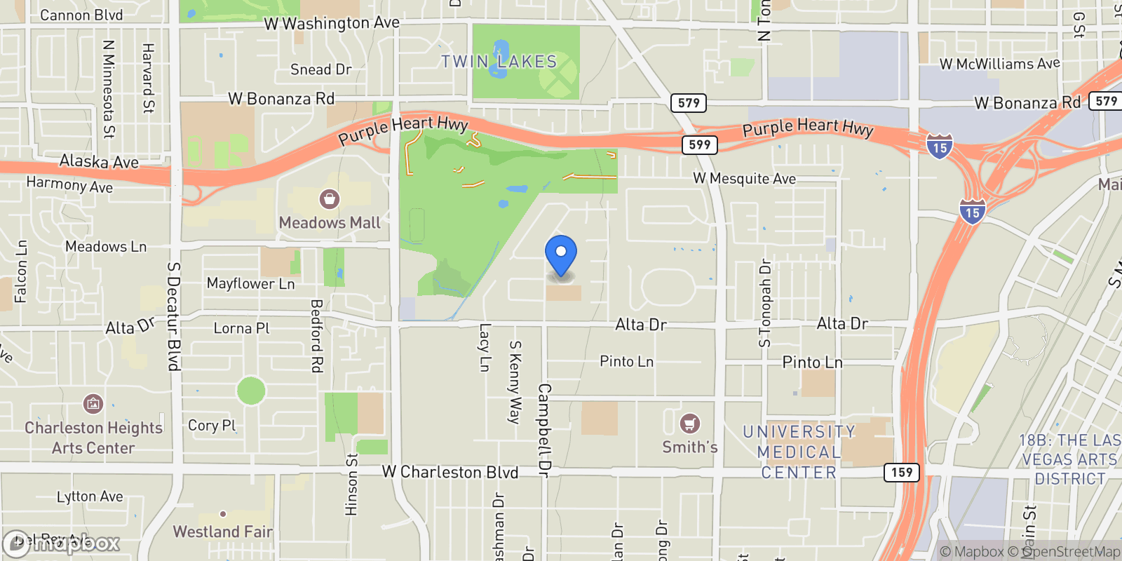 Map showing 3008 Astoria Pines Circle, Las Vegas, Nevada, United States.