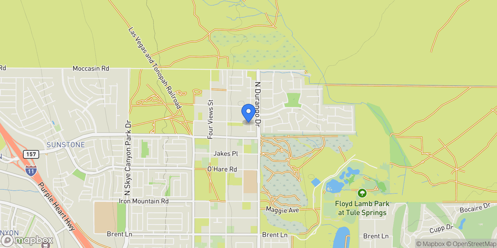 Map showing 8465 Picket Ridge Court, Las Vegas, Nevada, United States.