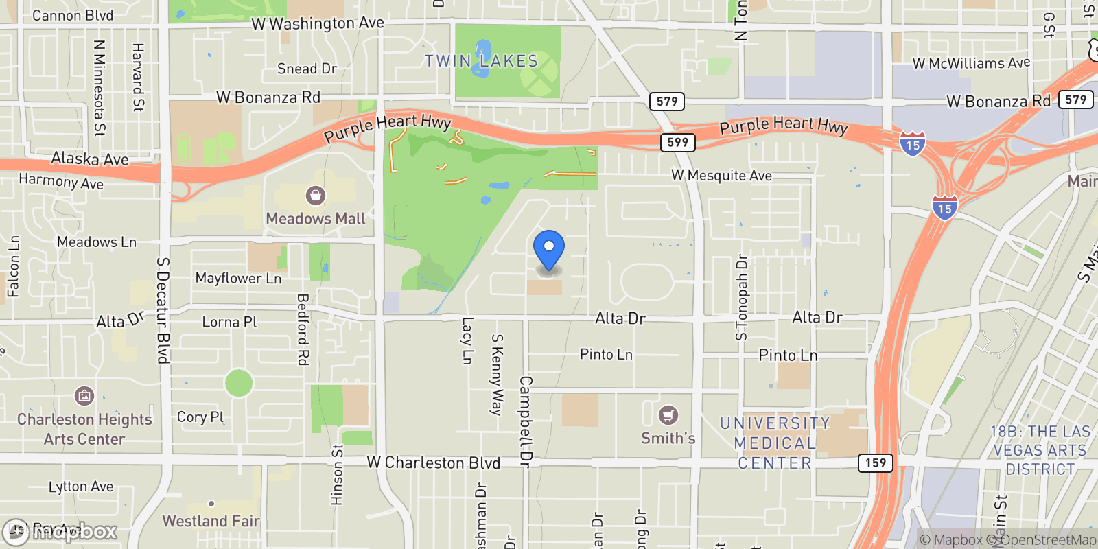 Map showing 3004 ASTORIA PINES Circle, Las Vegas, Nevada, United States.