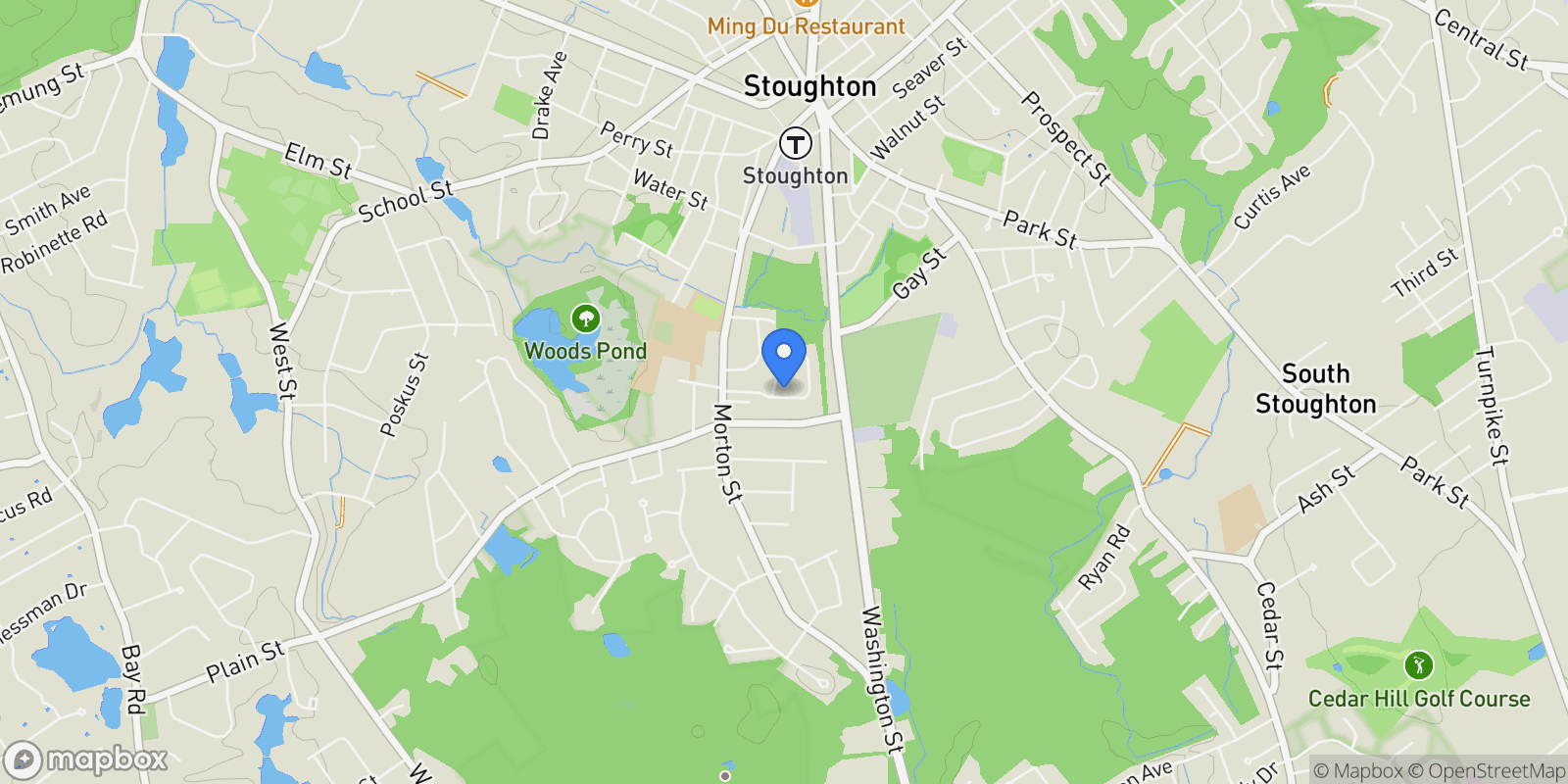 Map showing 72 Rogers Dr., Stoughton, MA 02072, Stoughton, Massachusetts, United States.