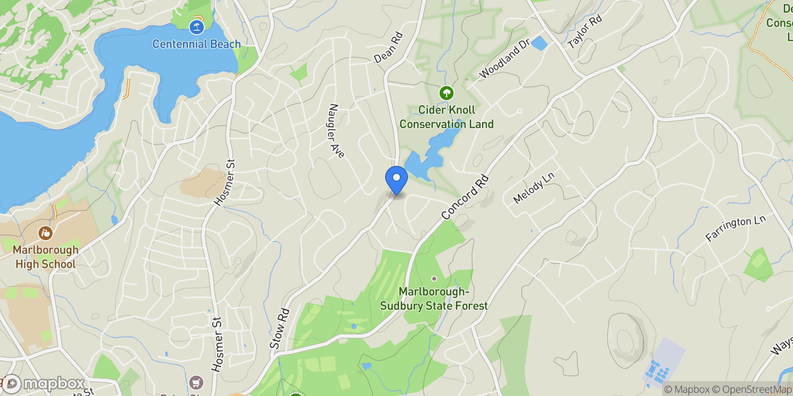 Map showing 397 Stow Rd, Marlborough, MA 01752, Marlborough, Massachusetts, United States.