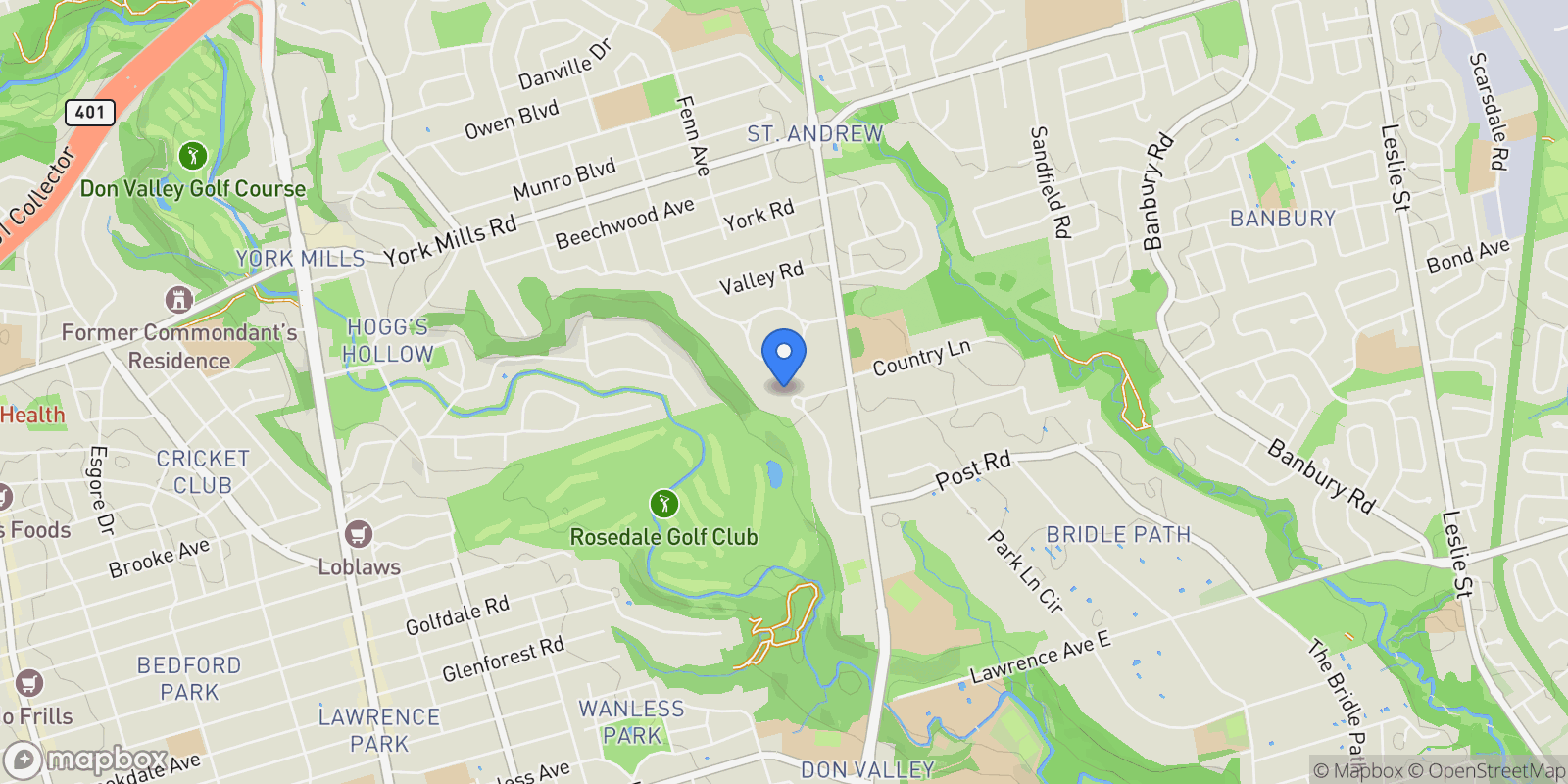 Map showing 90 Arjay Crescent, Toronto, Ontario, Canada.