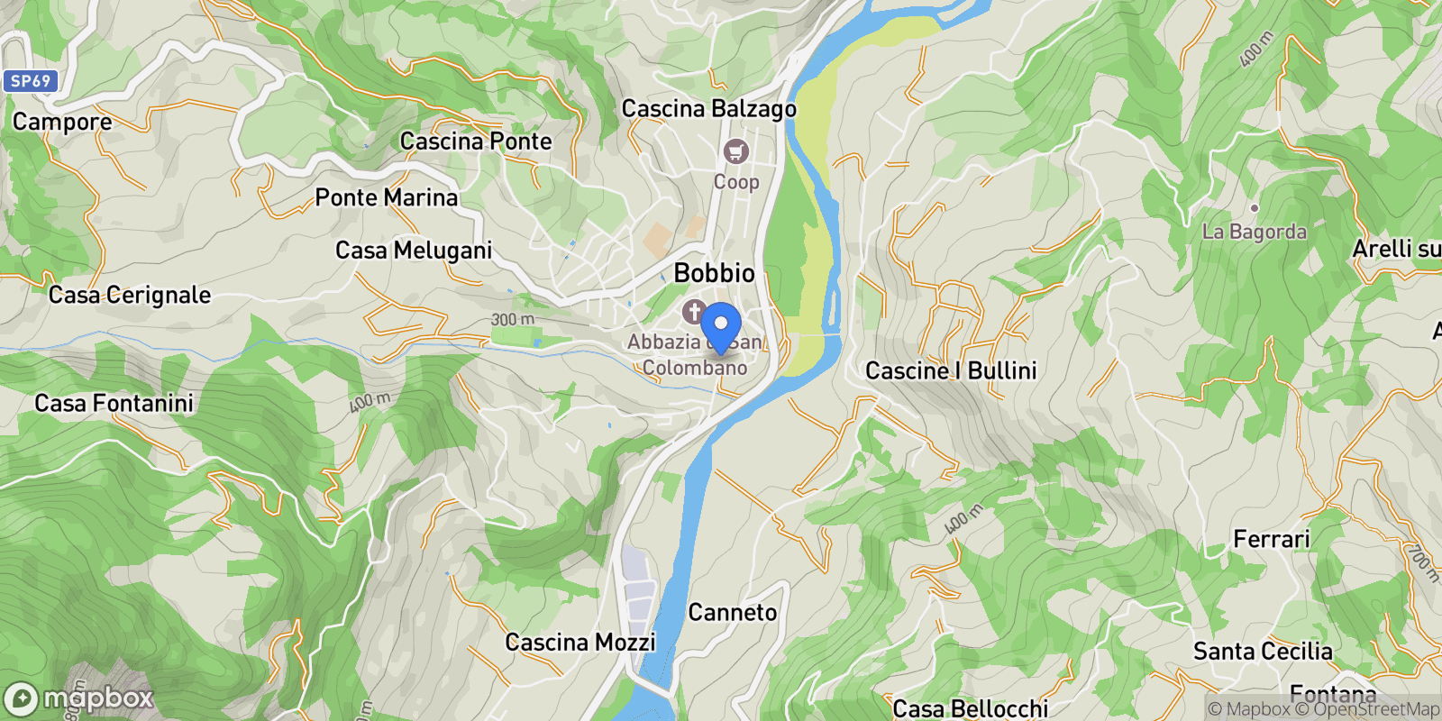 Map showing Via Roma 51, Piacenza, Piacenza, Emilia-Romagna, Italy.