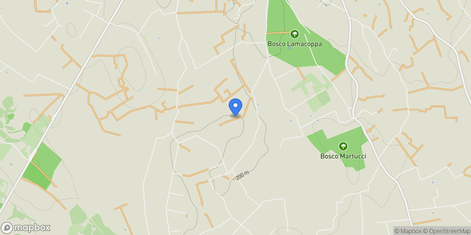 Map showing Apulia, Italy.