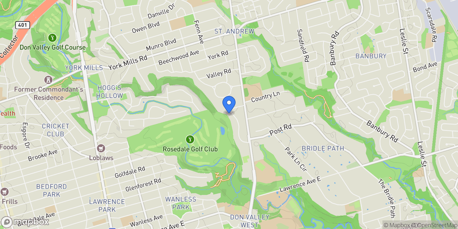 Map showing 76 Arjay Crescent, Toronto, Ontario, Canada.