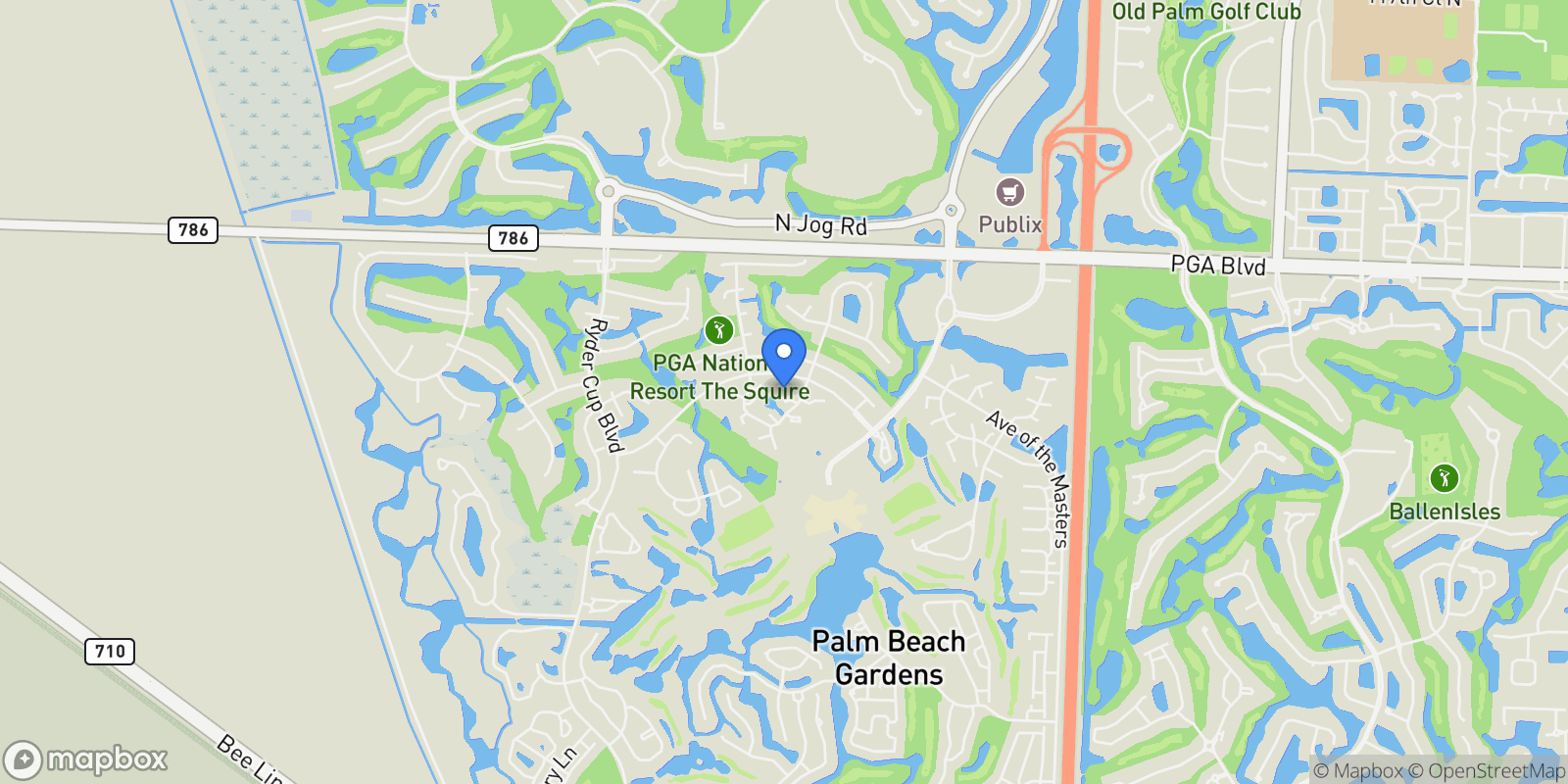 Map showing 212 Club Drive , Palm Beach Gardens, FL 33418, Palm Beach Gardens, Florida, United States.