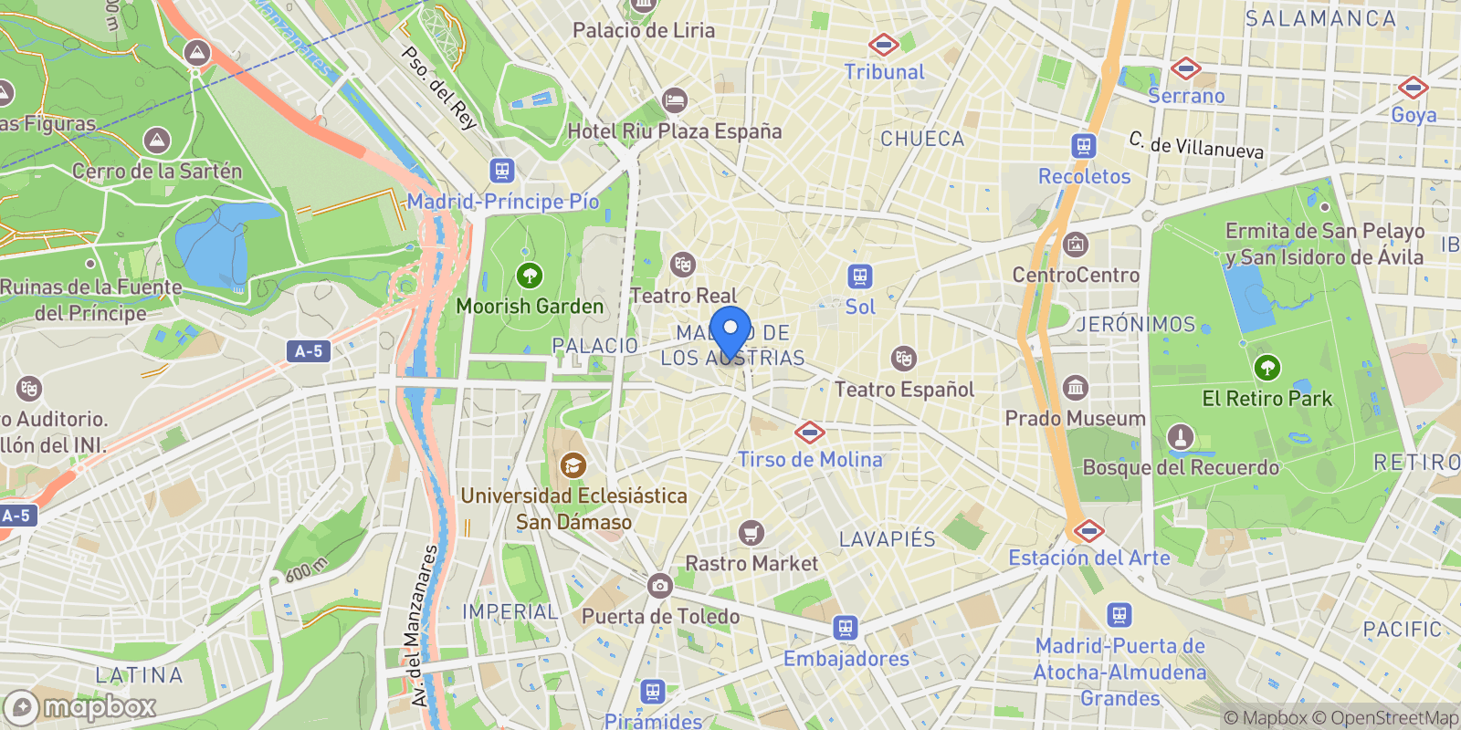 Map showing Maianca, Oleiros, A CORUÑA, Oleiros, Centro, Madrid, Spain.
