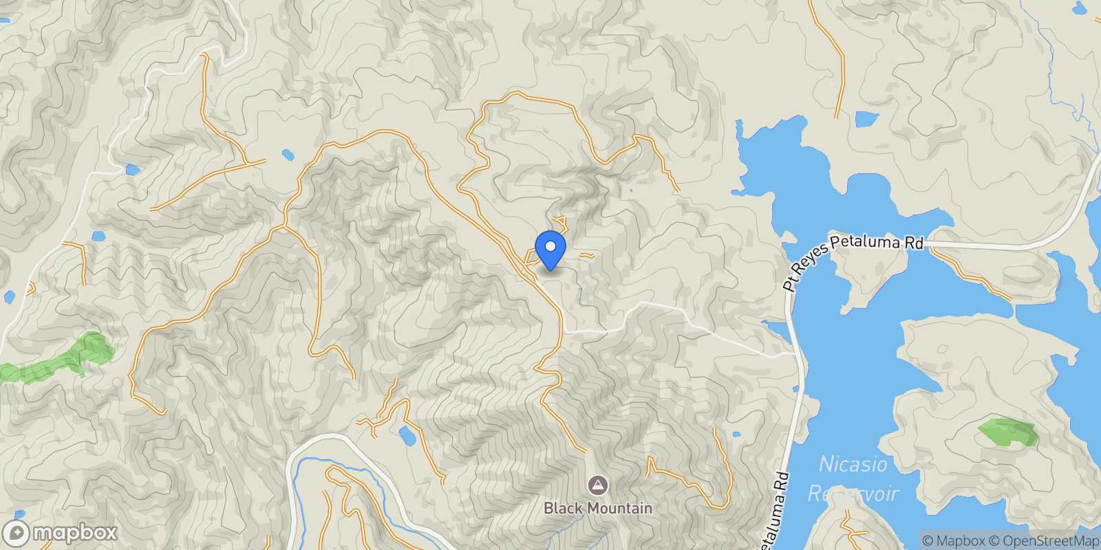 Map showing 333-345 Willow Road, Nicasio, CA 94946, Point Reyes Station, California, United States.