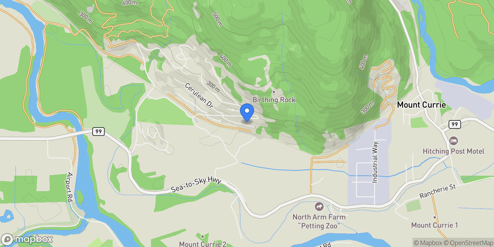 Map showing 4000 Sunstone Way, #32, Pemberton, BC, V0N2L3, CANADA, Pemberton, British Columbia, Canada.