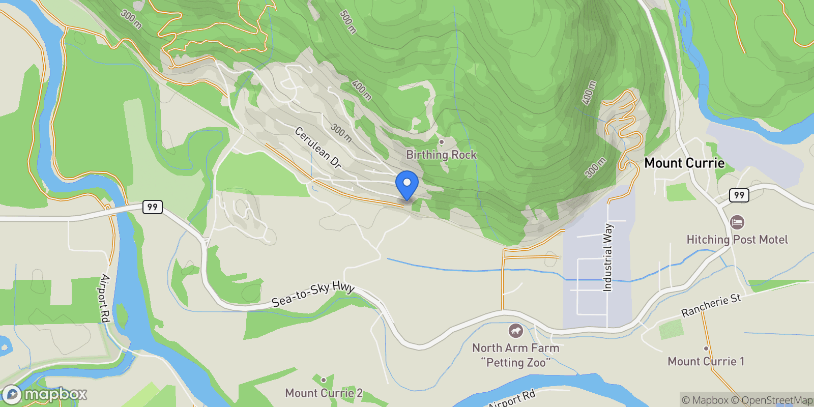 Map showing 4000 Sunstone Way, #25, Pemberton, BC, V0N2L3, CANADA, Pemberton, British Columbia, Canada.